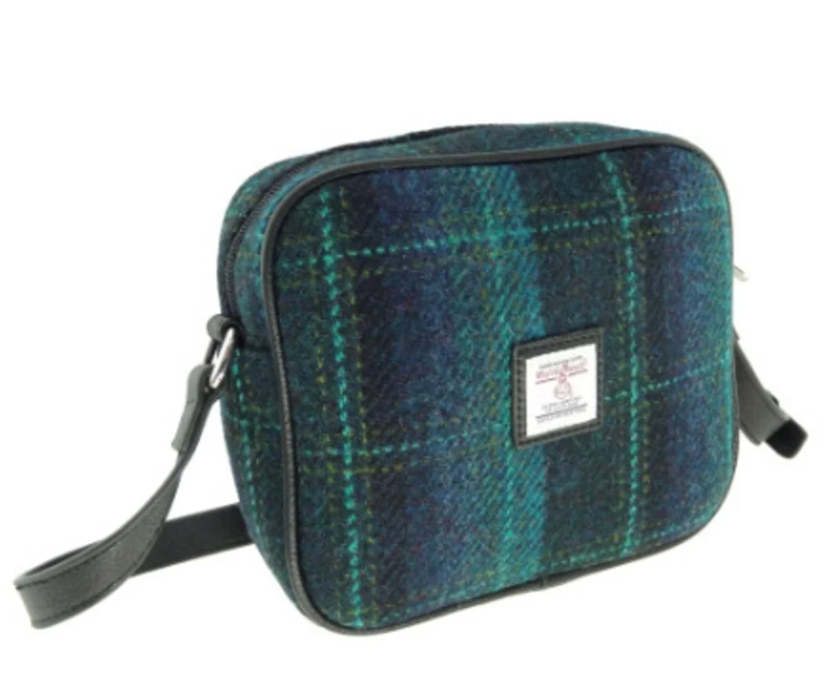 Authentic Harris Tweed Mini Crossbody Bag – Scottish Handwoven Wool - Image 4 | CeltHaus