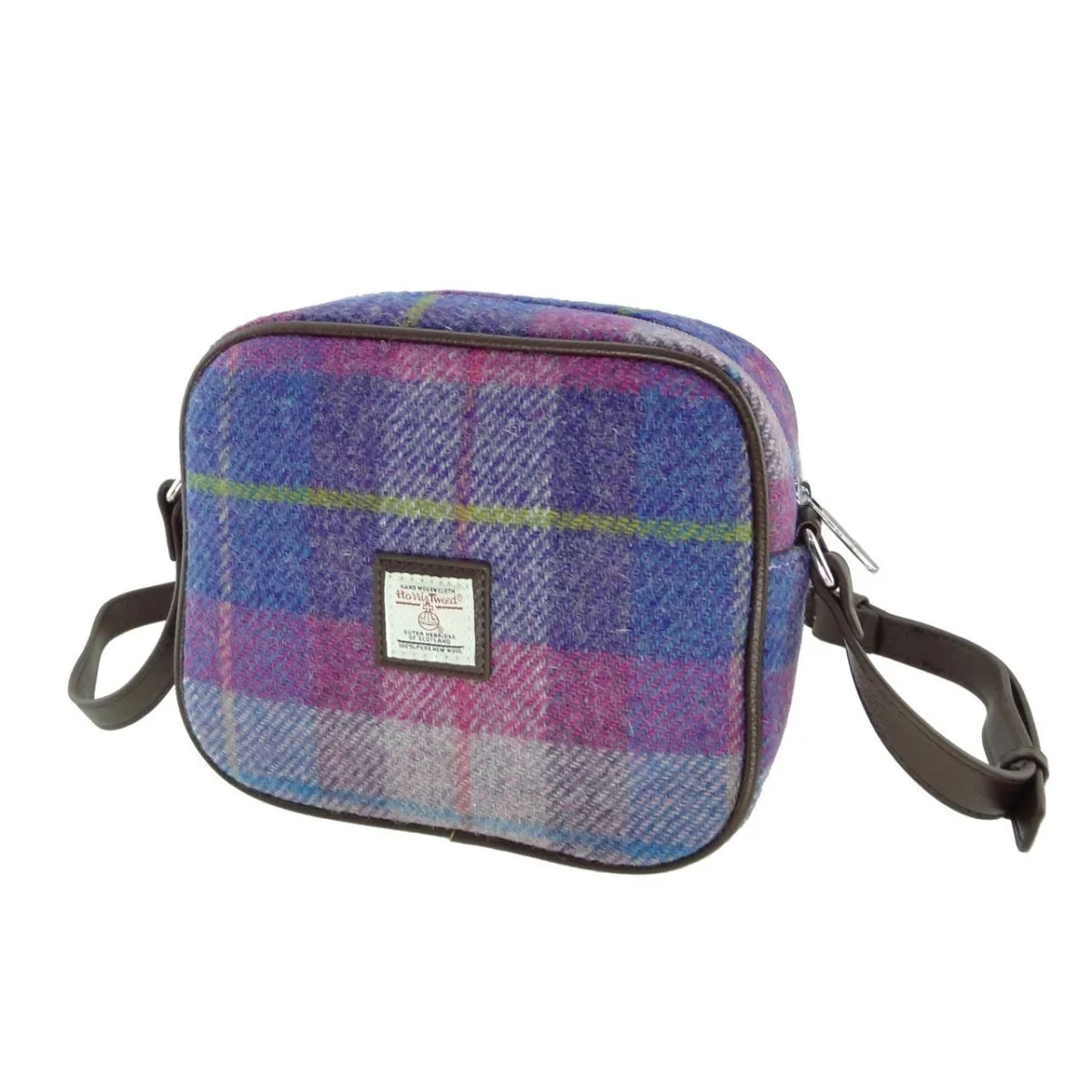 Authentic Harris Tweed Mini Crossbody Bag – Scottish Handwoven Wool - Image 2 | CeltHaus