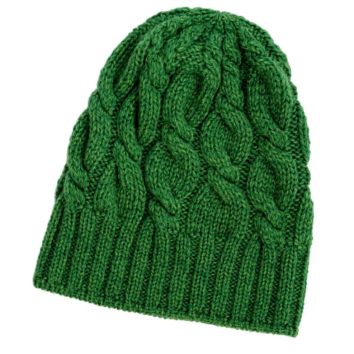 Cable Knit Wool Hat – 100% Warm Wool Beanie for Winter, Irish Knit - Image 12 | CeltHaus