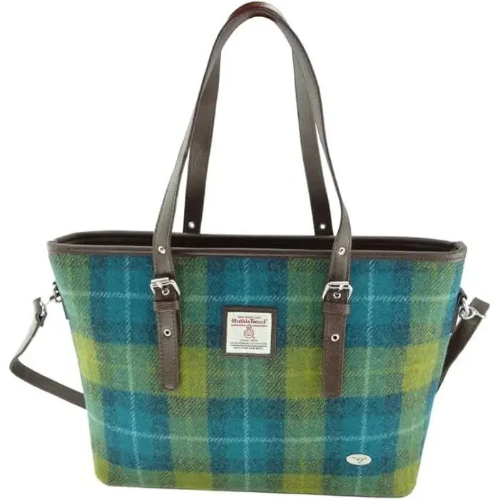 Harris Tweed Large Ladies Tote Bag by Glen Appin – Authentic Scottish Wool - Image 4 | CeltHaus