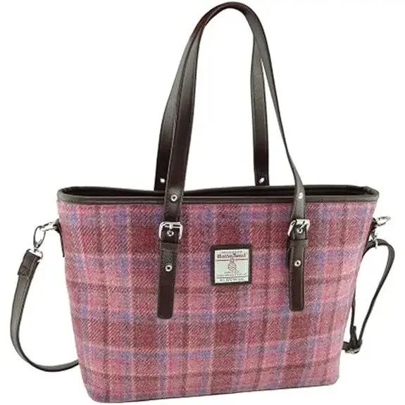 Harris Tweed Large Ladies Tote Bag by Glen Appin – Authentic Scottish Wool - Image 7 | CeltHaus