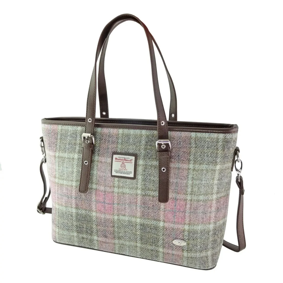 Harris Tweed Large Ladies Tote Bag by Glen Appin – Authentic Scottish Wool - Image 10 | CeltHaus