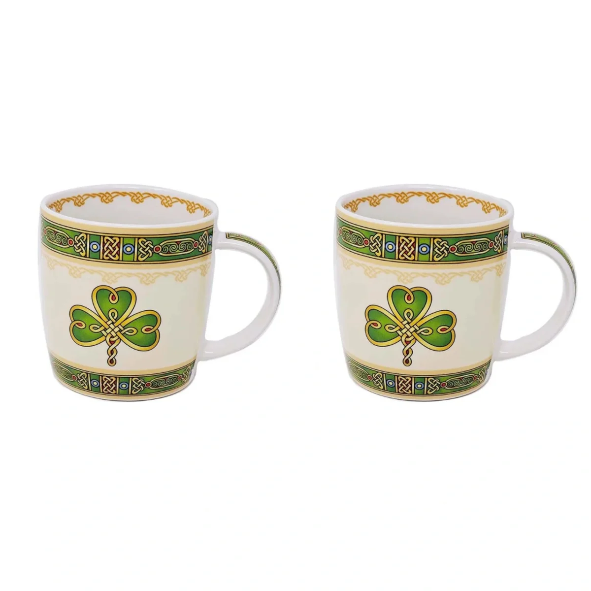 Irish Shamrock Ceramic Mug – Classic Heritage Drinkware - Image 3 | CeltHaus