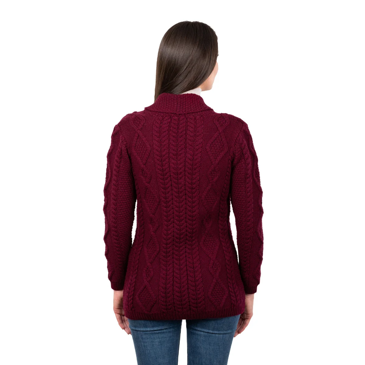 Ladies Shawl Collar Cardigan – Cozy Knit Sweater for Fall & Winter Wardrobe - Image 8 | CeltHaus