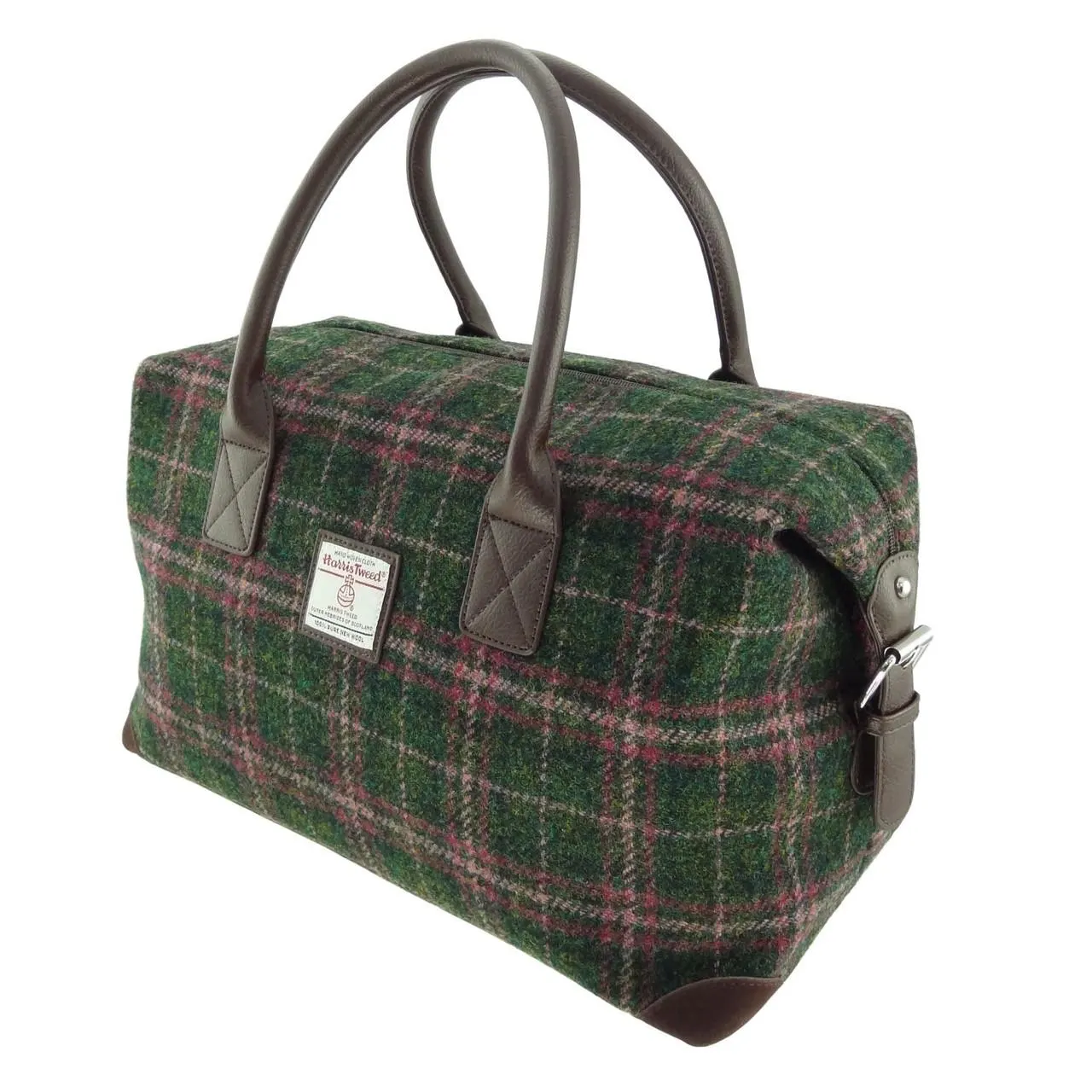 Scottish Harris Tweed Tartan Overnight Bag - Image 4 | CeltHaus