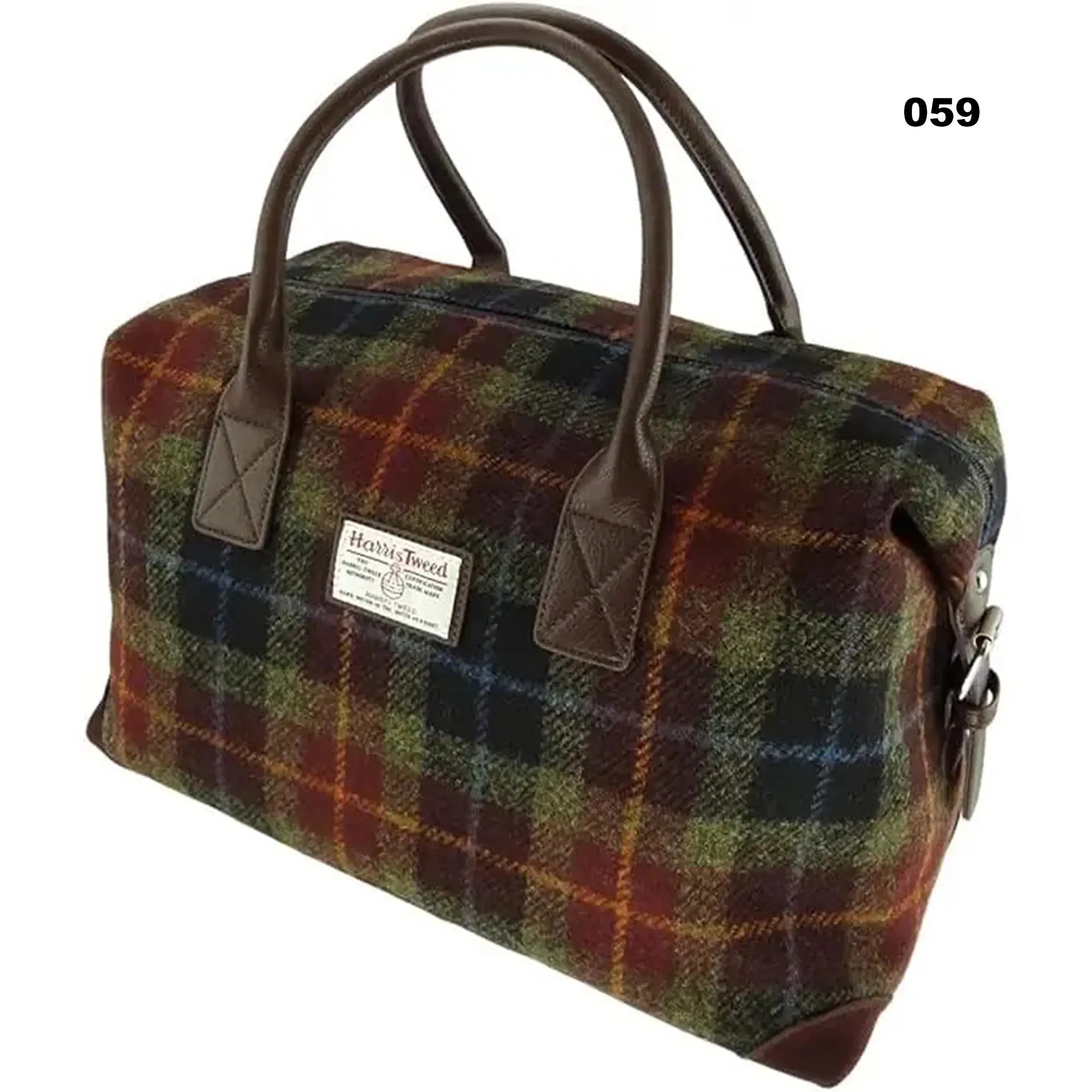 Scottish Harris Tweed Tartan Overnight Bag - Image 9 | CeltHaus