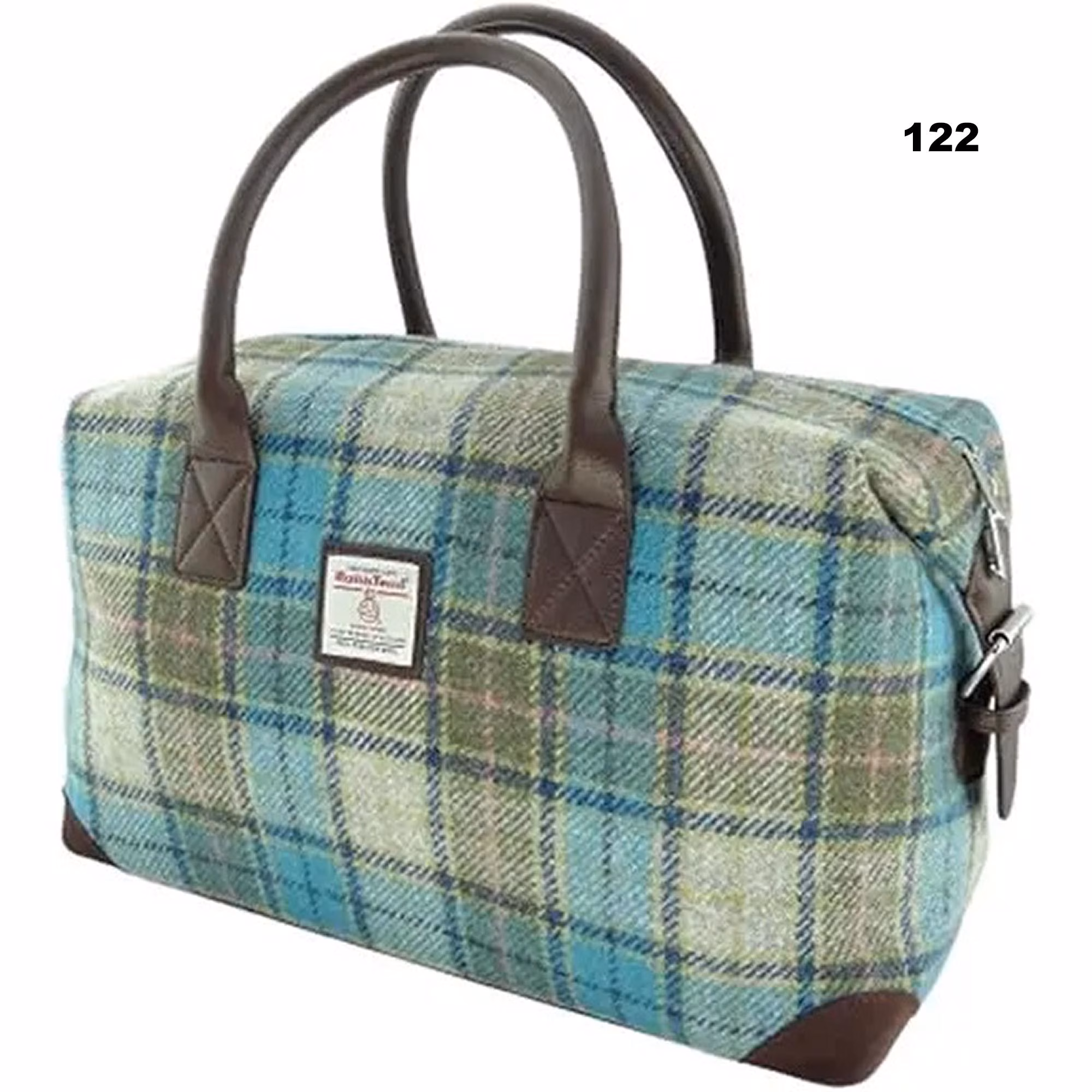 Scottish Harris Tweed Tartan Overnight Bag - Image 10 | CeltHaus