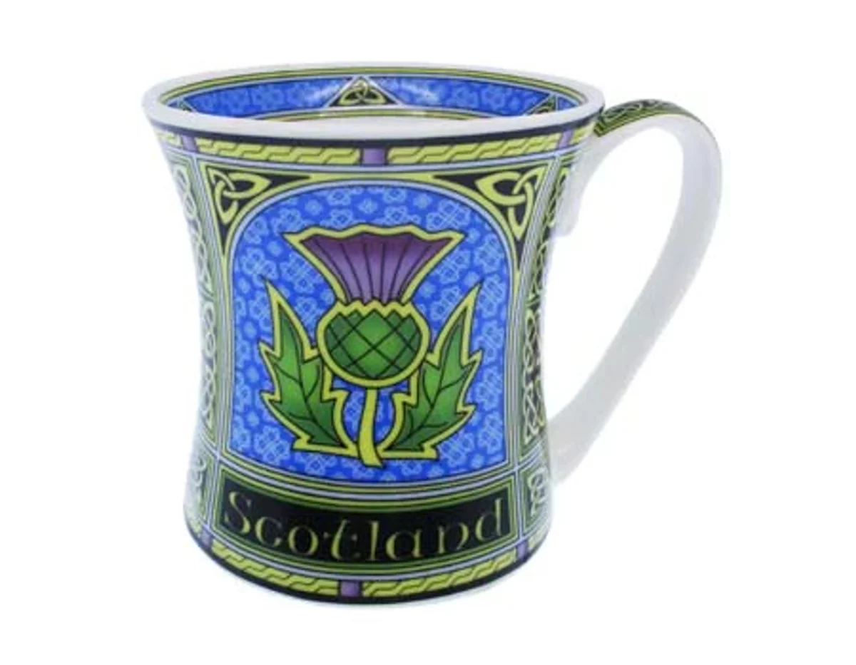 Scottish Thistle Ceramic Mug – Classic Heritage Design - Image 3 | CeltHaus