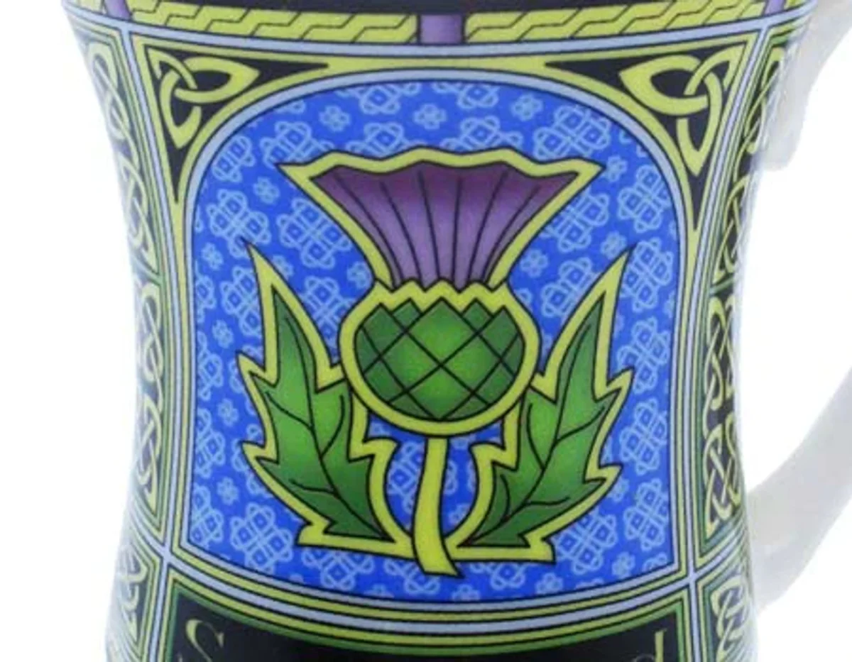 Scottish Thistle Ceramic Mug – Classic Heritage Design - Image 4 | CeltHaus